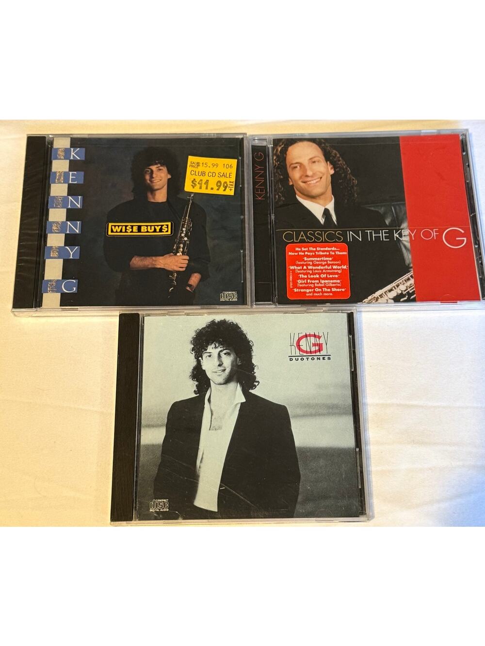 Kenny G CD Bundle Kenny G (SEALED) Classics in the Key of G (SEALED) & Duotones